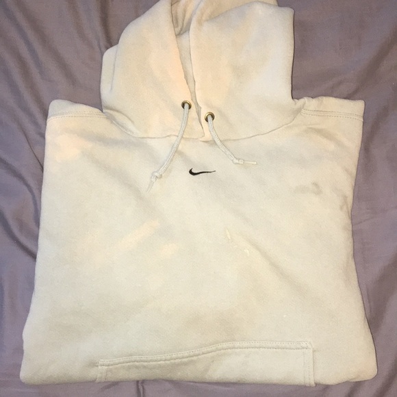 nike beige sweater vintage